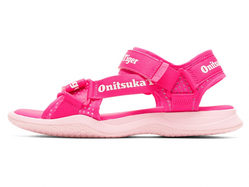 Onitsuka Tiger Ohbori Riemen Schuhe Damen Rosa Weiß | ZG8973145