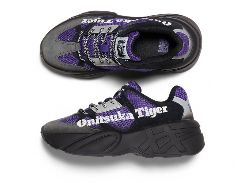 Onitsuka Tiger P-Trainer Schuhe Damen Lila Schwarz | NP7286495