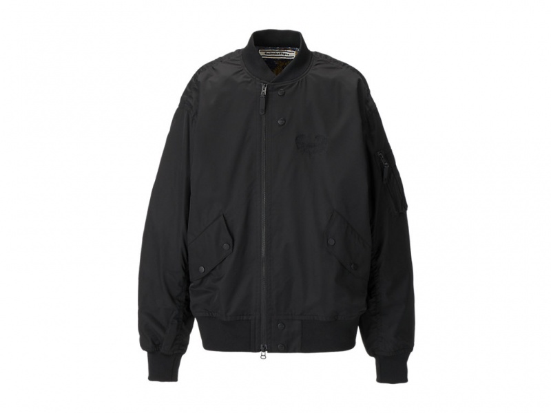 Onitsuka Tiger P Bomber Jacket Kleidung Herren Schwarz | KA8137495