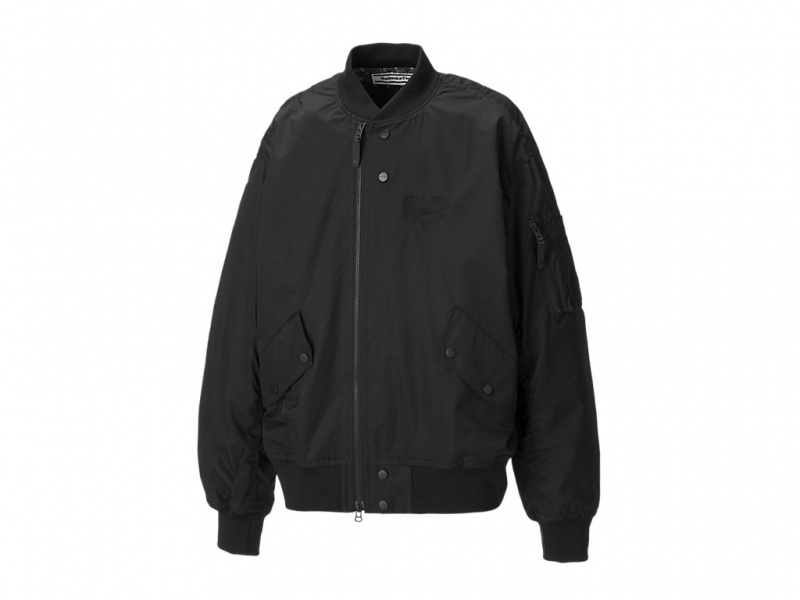 Onitsuka Tiger P Bomber Jacket Kleidung Herren Schwarz | KA8137495