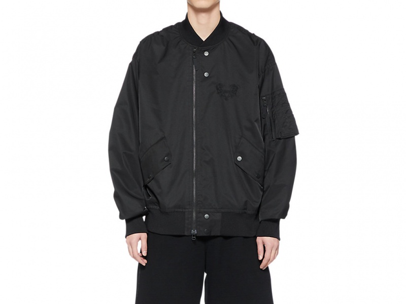 Onitsuka Tiger P Bomber Jacket Kleidung Herren Schwarz | KA8137495