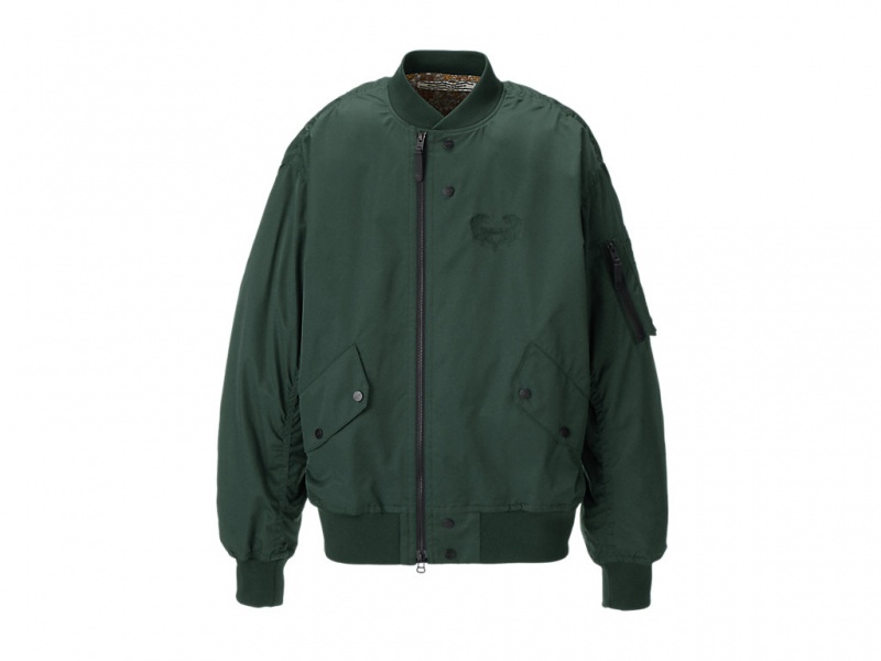 Onitsuka Tiger P Bomber Jacket Kleidung Herren Khaki | NH4106389