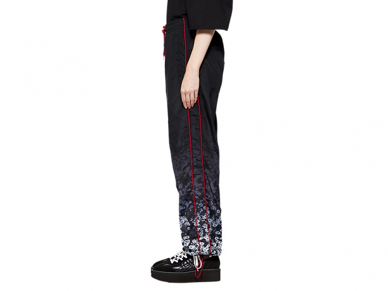 Onitsuka Tiger P Track Pants Kleidung Damen Schwarz Rot | HG9052476