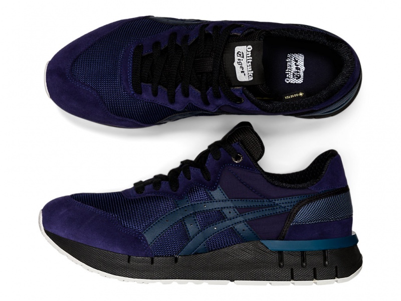 Onitsuka Tiger Rebilac Runner Schuhe Damen Navy | RO5439607