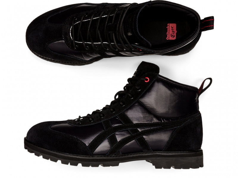 Onitsuka Tiger Rinkan Boot Schuhe Damen Schwarz Schwarz | BF5237904