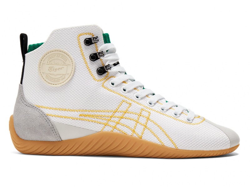 Onitsuka Tiger Sclaw Mt Schuhe Damen Weiß Gelb | ID0468721