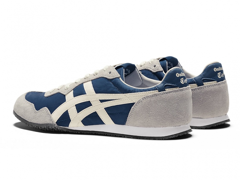 Onitsuka Tiger Serrano Schuhe Damen Blau Weiß | JL1524789