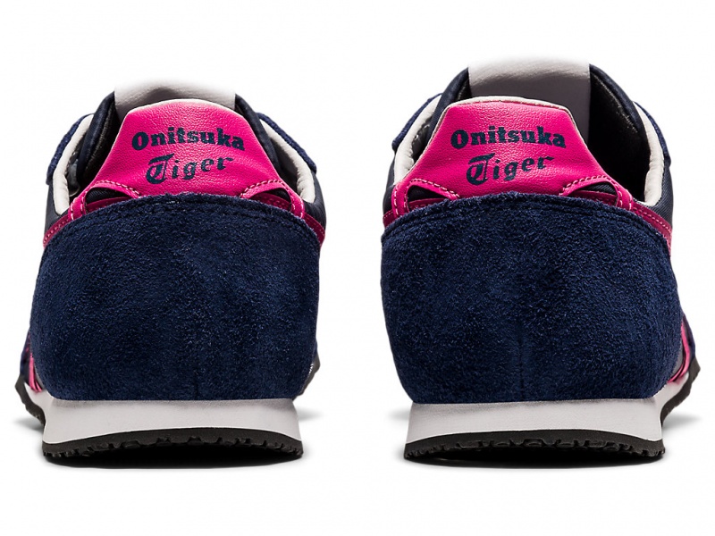 Onitsuka Tiger Serrano Schuhe Damen Midnight / Dragon Fruit | CB4365912