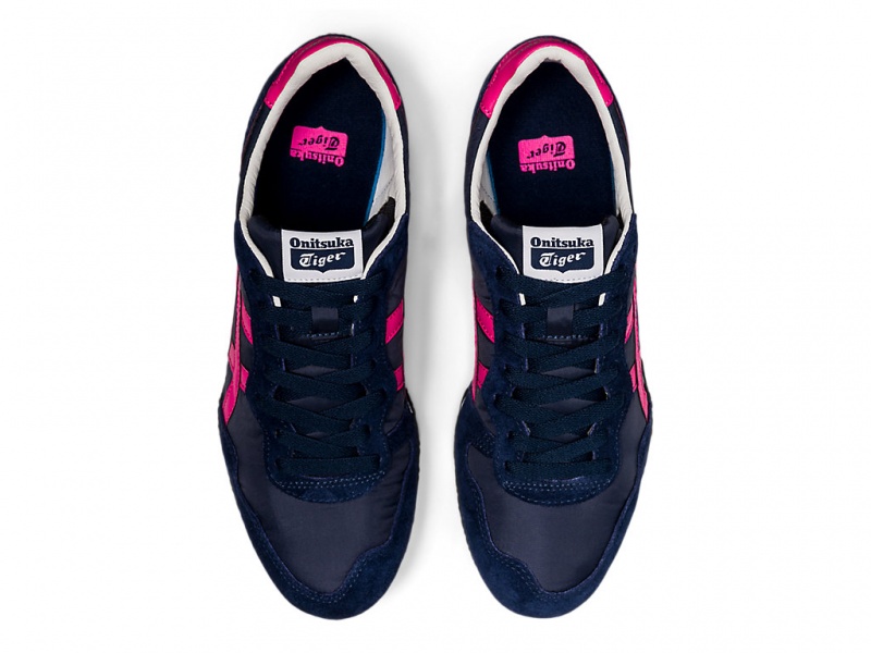 Onitsuka Tiger Serrano Schuhe Damen Midnight / Dragon Fruit | CB4365912