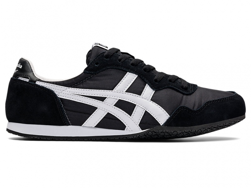 Onitsuka Tiger Serrano Schuhe Damen Schwarz Weiß | KM0932876