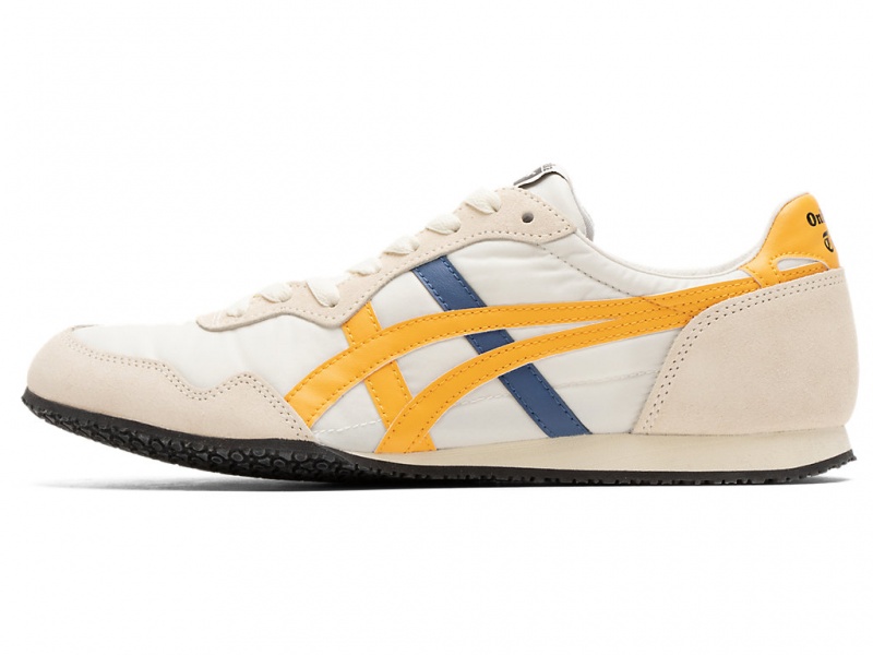 Onitsuka Tiger Serrano Schuhe Damen Weiß Gelb | UA4193750