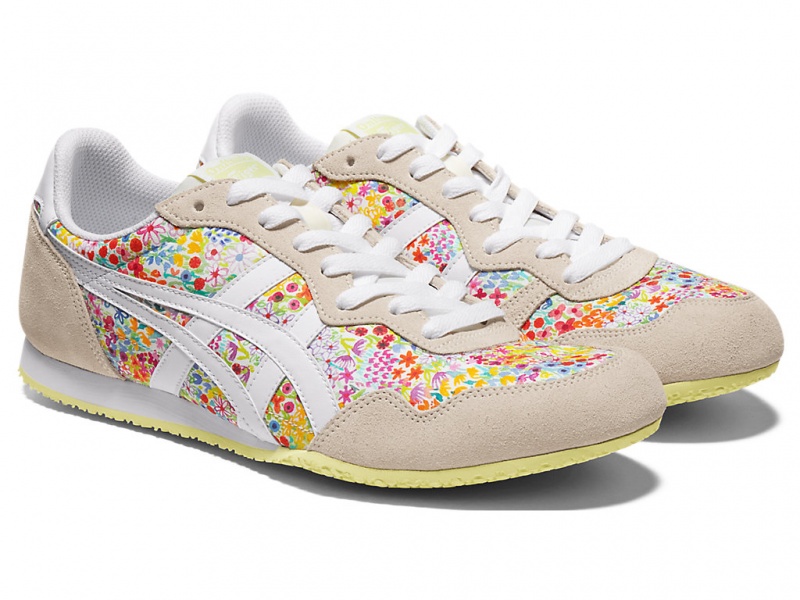 Onitsuka Tiger Serrano Schuhe Damen Weiß Weiß | WJ4257139