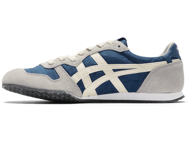 Onitsuka Tiger Serrano Schuhe Herren Blau Weiß | CL4170326