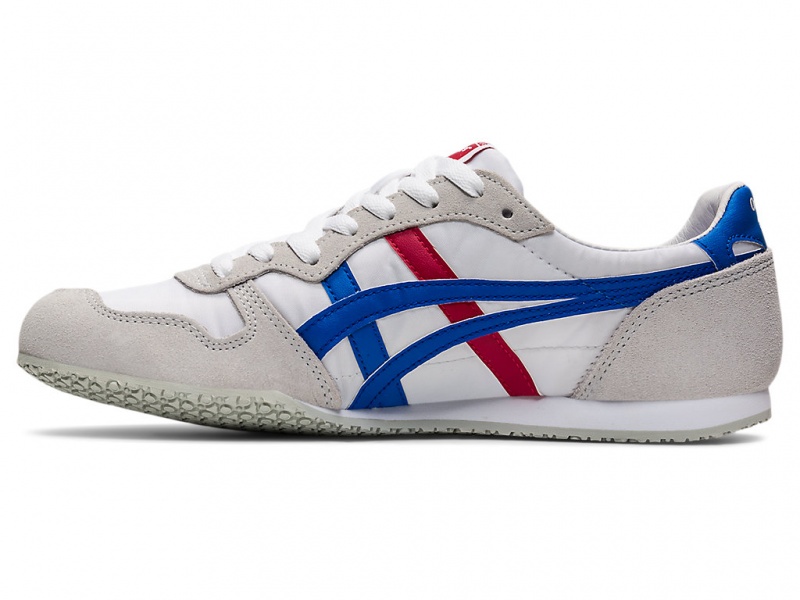 Onitsuka Tiger Serrano Schuhe Herren Weiß Blau | JI7063129