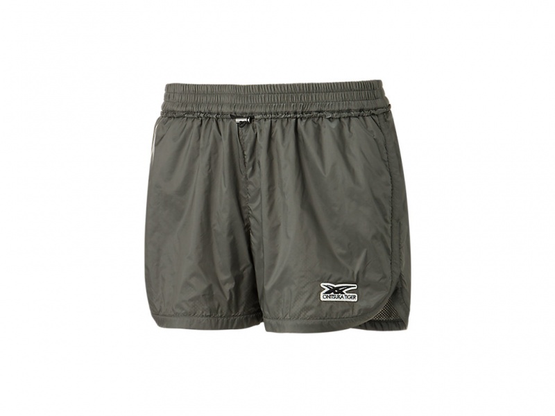 Onitsuka Tiger Shorts Kleidung Damen Dunkelgrau | QH8720964