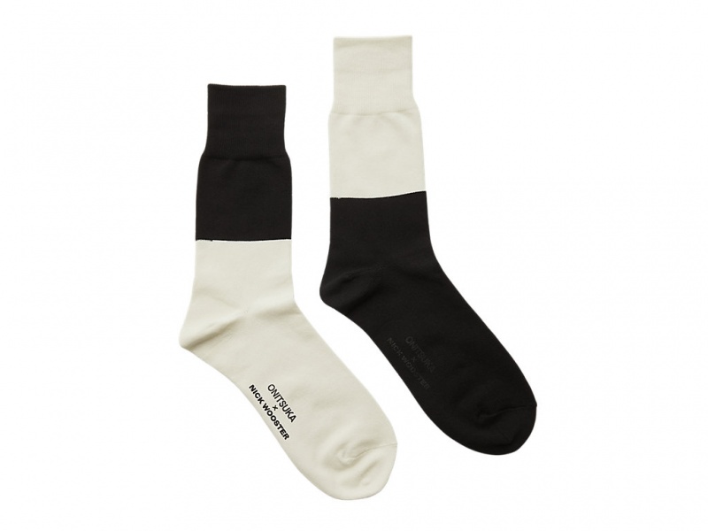 Onitsuka Tiger Socks Accessoires Herren Schwarz Weiß | UC4508379