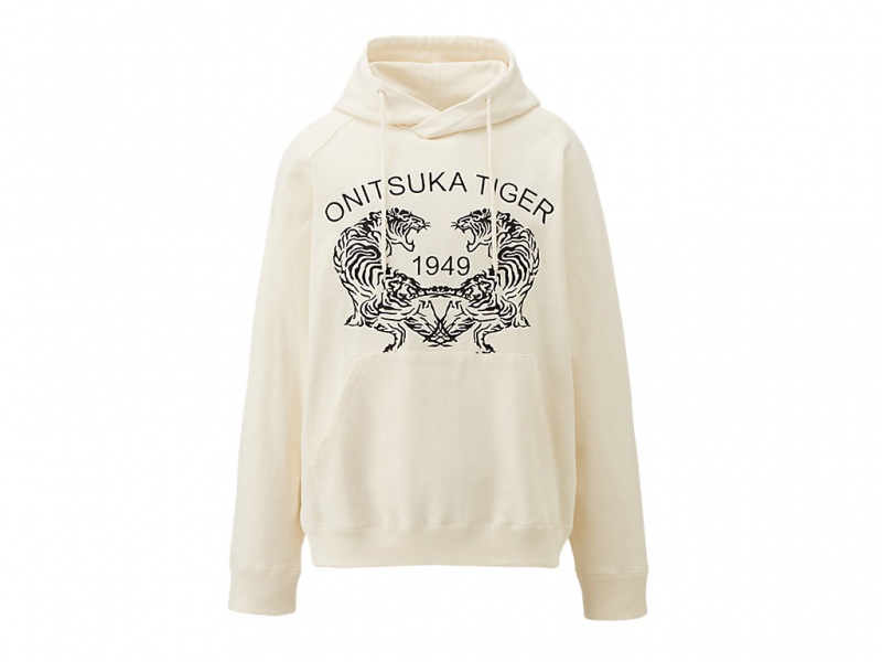 Onitsuka Tiger Sweat Hoodie Kleidung Herren Weiß | ON6197084