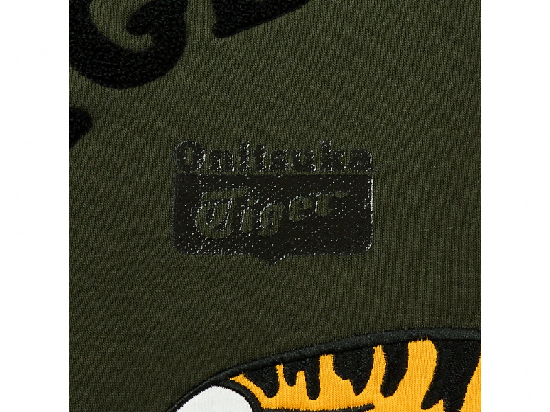 Onitsuka Tiger Sweat Top Kleidung Herren Khaki | CZ3109867