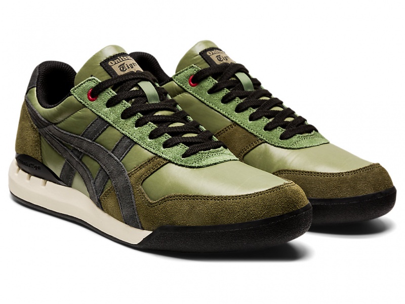 Onitsuka Tiger Ultimate 81 EX Schuhe Damen Grün Grau | UV1704538