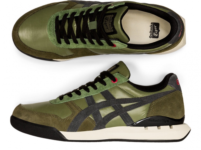 Onitsuka Tiger Ultimate 81 EX Schuhe Damen Grün Grau | UV1704538