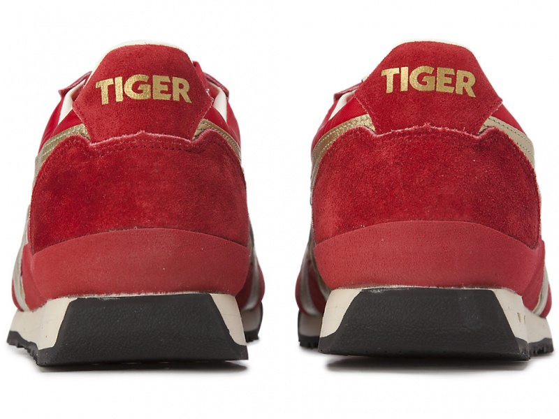 Onitsuka Tiger Ultimate 81 NM Schuhe Damen Rot Gold | BO4865903