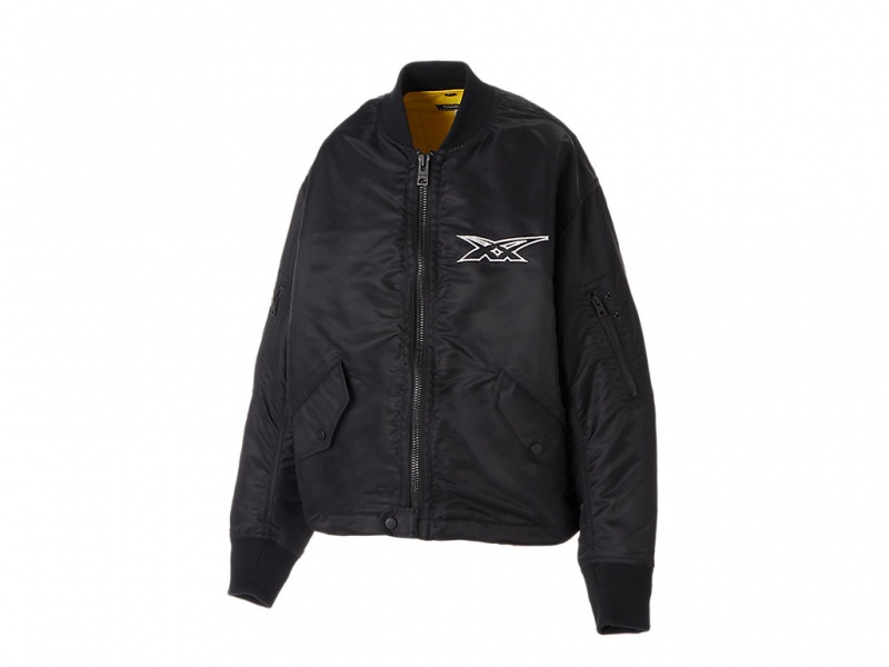 Onitsuka Tiger Ws Bomber Jacket Kleidung Damen Schwarz | LI1364925