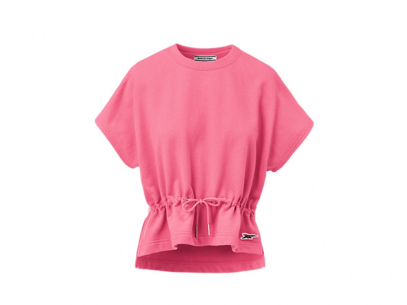 Onitsuka Tiger Ws Kurzes Sleeve Top Kleidung Damen Rosa | BN0738162