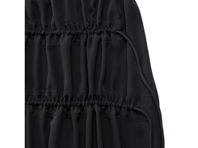 Onitsuka Tiger Ws Long Skirt Kleidung Damen Schwarz | DQ0691527