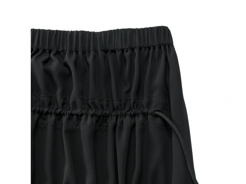 Onitsuka Tiger Ws Long Skirt Kleidung Damen Schwarz | DQ0691527