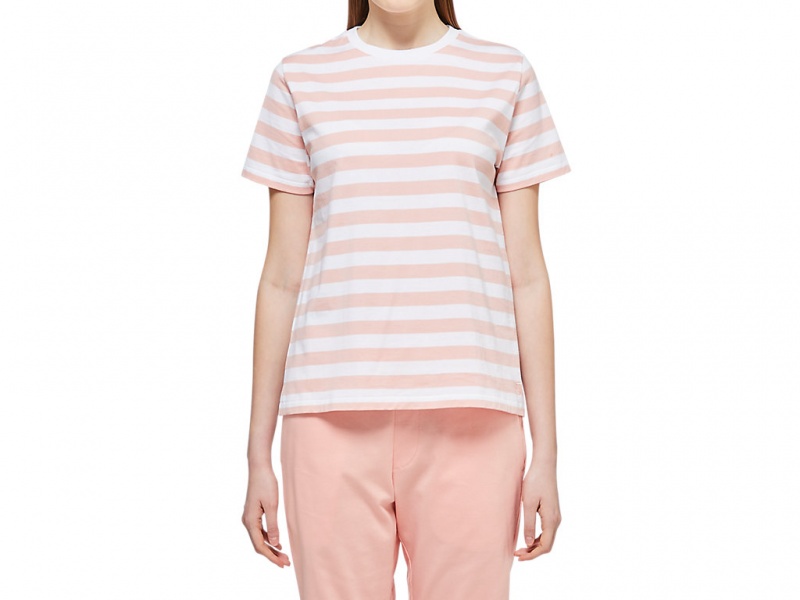 Onitsuka Tiger Ws Tee Kleidung Damen Rosa | VM2673510