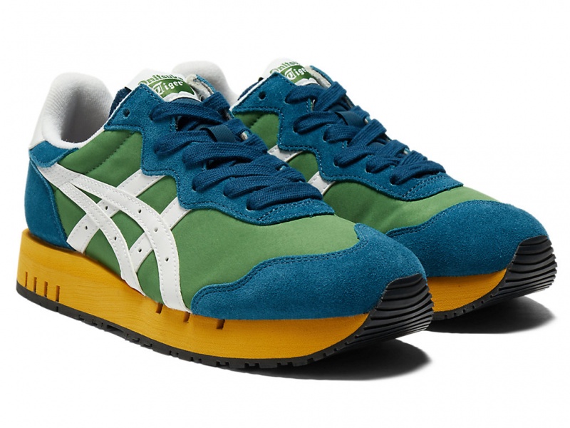 Onitsuka Tiger X-Caliber Schuhe Damen Grün Weiß | NV6920453