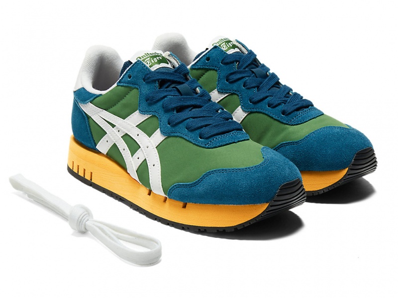 Onitsuka Tiger X-Caliber Schuhe Damen Grün Weiß | NV6920453