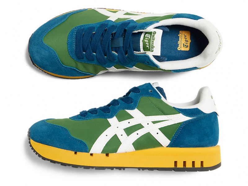 Onitsuka Tiger X-Caliber Schuhe Damen Grün Weiß | NV6920453